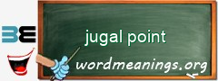 WordMeaning blackboard for jugal point